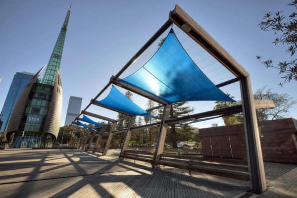 elizabeth quay barrack square shade area