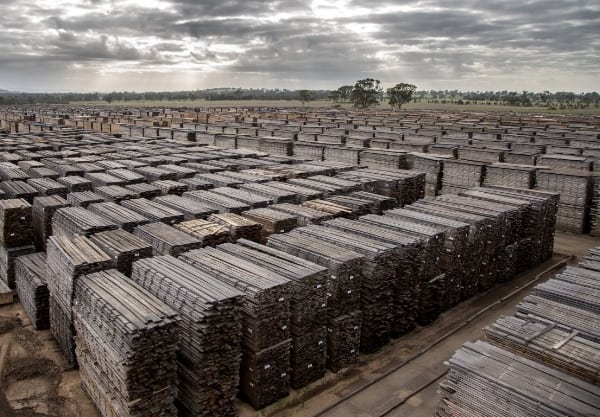 Vic Ash Air Drying Stockpile