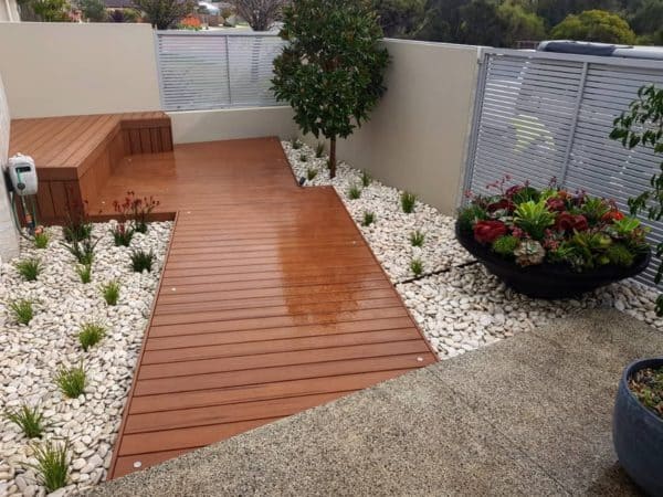 Garden decking