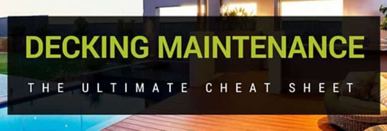 DIY Deck Maintenance Cheat Sheet