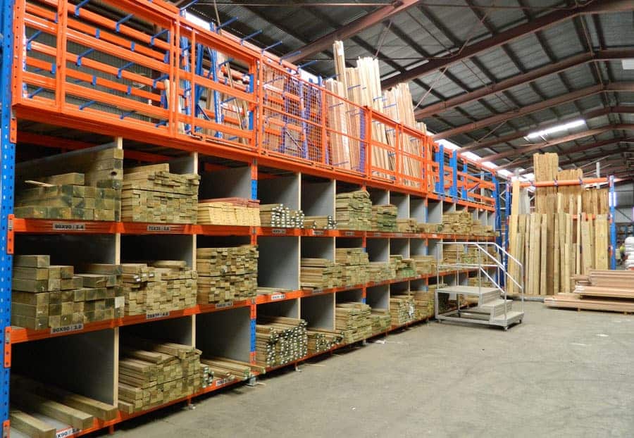 H3 treated timber storage